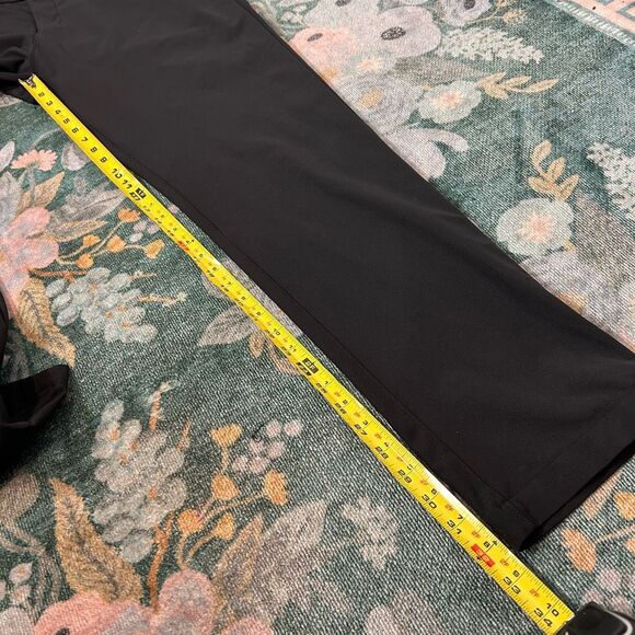 Lululemon Pants Mens Size 34 Black ABC Classic Fit Performance Stretch Chino - Picture 15 of 16